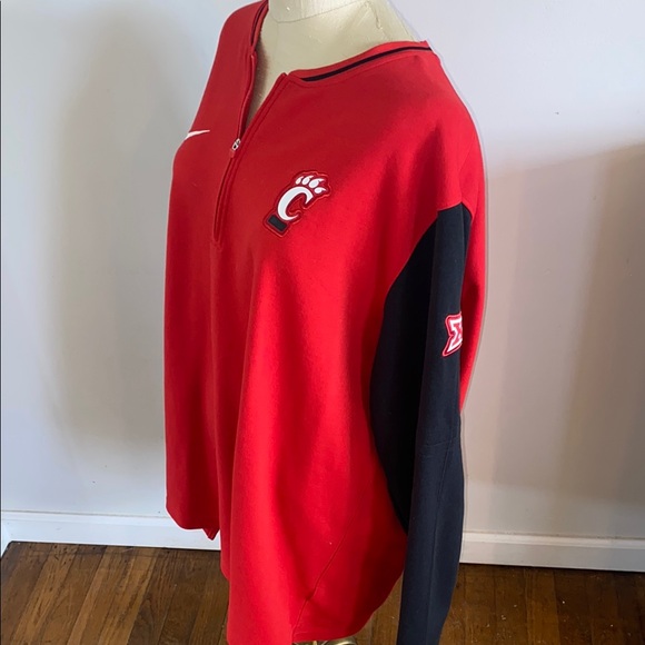 UC Nike Red and Black Performance Sweatshirt - Picture 4 of 7